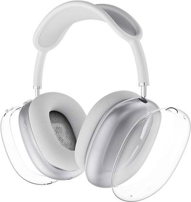 Brand Affaiars Silicone Case Compatible with AirPod Max Anti-Scratch Shock-Proof Protective Cover (Transparent) Smart Headphones