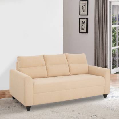 Duroflex Zivo Fabric 3 Seater Sofa, How Much Fabric To Cover A 3 Seater Sofa Bed