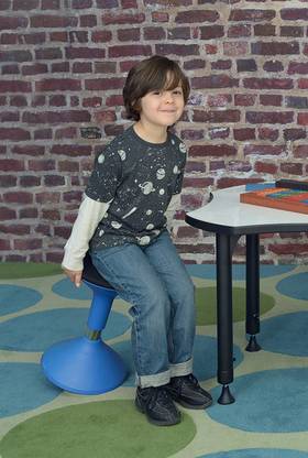Primelife Adjustable Flexible Wobble Stool for Home and Office, Non-Slip Wobble Desk Chair, Adjustable Standing Bar Stool Outdoor & Cafeteria Stool