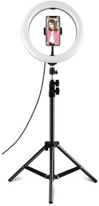 Webilla 30"/12 inch Selfi Ring Light with Tripod Stand and Phone Holder, 12 inch Dimmable LED Ring Light with 3 Light Modes Brightness Level for YouTube Video/Live Stream/Makeup Tripod
