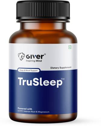 GIVER TruSleep - Daily Stress, Mood, Deep Sleep & Serotonin Supplement