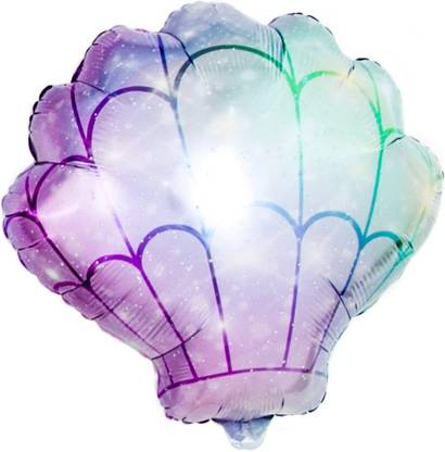 Bash N Splash Printed Ocean Life Sea Underwater Theme Fish Rainbow Sea Shell Seashell Balloon Happy Birthday Party Foil Balloon Set Of 1 Pcs Balloon
