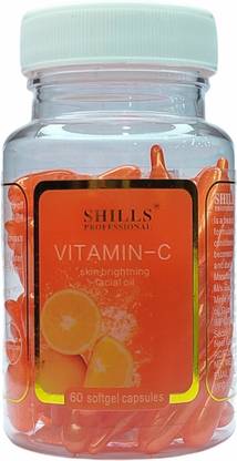 Shills Professional Vitamin C Skin Brightening Facial Oil Capsules