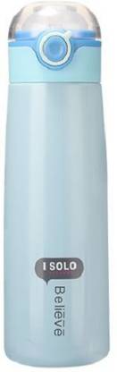 Kaaple SS Vacuum Cup Thermos Travel Water Bottle Flip Lid Mesh Strainer Hot and Cold 150 ml Steel Bottle