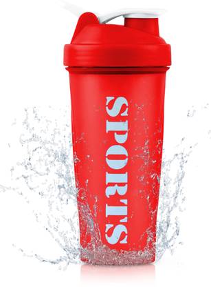 Dassio Sports Gym Shaker with Stainless Steel Mixer Ball for Protein Shakes 650 ml Shaker