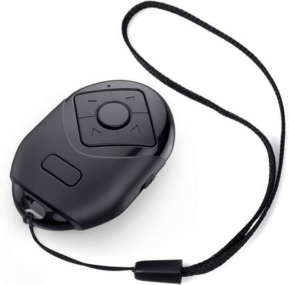 HundoP club Camera Remote Shutter for iPhone & Android, Yiebaels Wireless Bluetooth Camera Remote Control (1 Pack) Compatible with Smartphones & Tablets, TIK Tok, Photos & Videos, Wrist Strap & Battery Included  Camera Remote Control