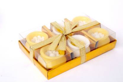POLARIS FOX Set of 6 Floating candles usage Diwali, Home Decor, Festival, Pooja ,Rangoli, wedding and dinner table decoration (Pack of 8) Candle