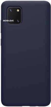 MOBILOVE Back Cover for Samsung Galaxy Note 10 Lite | Pure Liquid Soft Silicone Case with Camera and Screen Protection