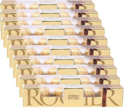 FERRERO ROCHER Truffles 4 Units Pack of 10 Truffles