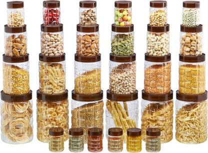 Steelo Plastic Grocery Container  - 200 ml, 300 ml, 600 ml