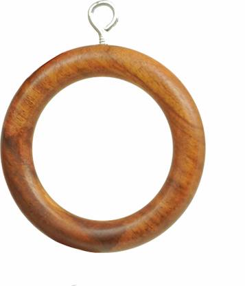Artist International HANDMADE CURTAIN RINGS WOODEN (BROWN, 2.5 X 2.5 INCH) Curtain Ring