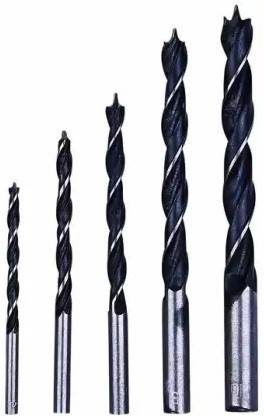 Sauran Wood Drill Bit Set (4, 5, 6, 8, 10 mm) for Hole in Wood Wood Drill Bits