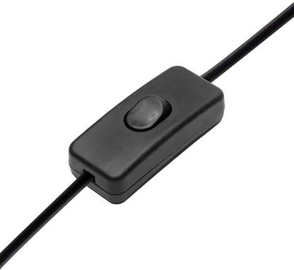 Electronic Spices Pack Of 5 Inline Cord Switch AC 250V 6A On-Off DPST Control Rocker Switch Electronic Components Electronic Hobby Kit