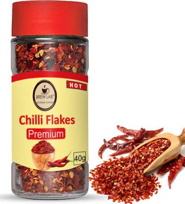 Brew Lab Brew Lab Spicy Red Chili Flakes Seasonings for Pizza, Pasta, Maggie |Pizza chilli |