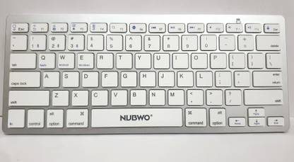 NUBWO NKB-101 ETEON WIRELESS & BLUETOOTH KEYBOARD Wireless, Bluetooth Laptop-size Multi-device Keyboard Compatible with Desktop, Laptop, Mac