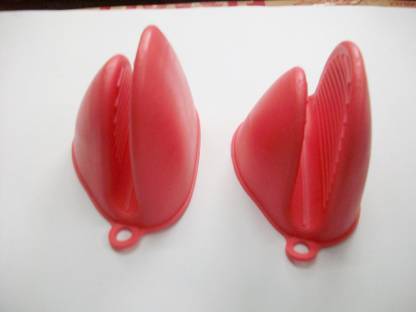 Medhavi Red Silicon Kitchen Linen Set