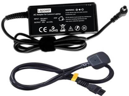 Lapower L_novo Ideapad 100-14IBY (Nano 14) 45w 2.25a New Slim Pin 45W Laptop Charger Adapter (Power Cord Included) 45 W Adapter
