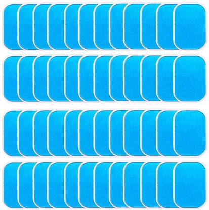 AGAM 50 Pcs/25 Packs Gel Pads for Abs Stimulator Ab Trainer Replacement Gel Sheet for EMS AB Stimulator for All Abdominal Belts Muscle Stimulator Ab Toner Massager