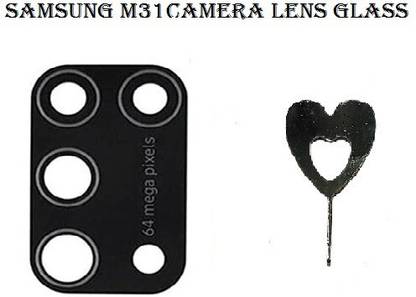 WowMax High Quality Original Replecment Spare Part Repair Back Rear Camera Lens Glass For Samsung Galaxy M31 Samsung Galaxy M31 Back Camera