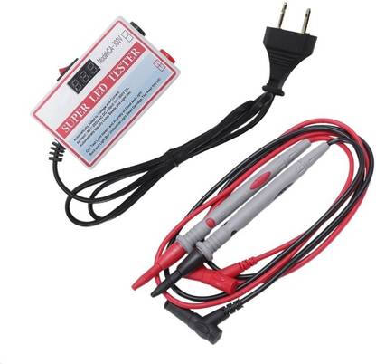 GoodsBazaar Super LED Tester AI-300V Output Super LED Tester Voltage Current Test Light Beads LED Strip LCD TV AC 85-265V High Brightness LED TV Backlight Tester Lamp Test Tool with Switch for Television Repair LED Strips Tester LED Beads Detect Tool for LED LCD TV Monitor Laptop Repair Digital Multimeter