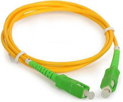 ARS INFOTECH SC to SC Optical Fiber Patch Cord Cable SC/APC - SC/APC 2M SC to SC Optical Fiber Patch Cord Cable SC/APC - SC/APC 2M Rack Server