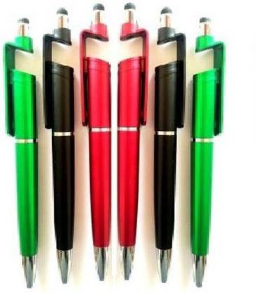 SHOP KAR 3 in 1multifunction mobile touch and holder ball pen pack of 6 Ball Pen