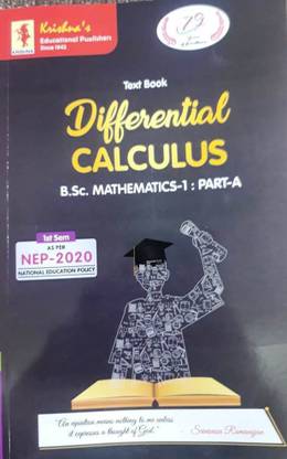 Differential Calculus B.sc. Mathematics-1 Part-A Text Book By Krishna Prakashan Nep 2020 National Educational Policy 2020 Syllabus Latest