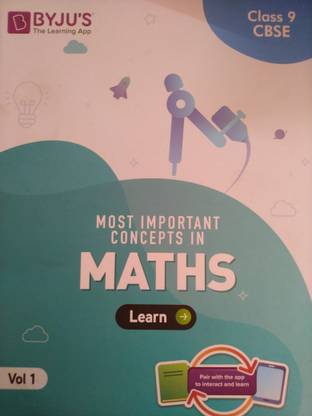BYJU'S Most Important Concepts In Math CBSE Class 9 - Learn Ad Practice (Set Of 3 Books)