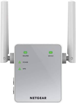 NETGEAR AC750 WiFi Range with LAN port-EX3700-100PES WiFi Range Extender 2.4 GHz, 5 GHz 750 Mbps Wifi Speed Dual Band External Antenna Ethernet (Cable Broadband)