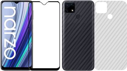 Karpine Front and Back Screen Guard for Realme Narzo 30A