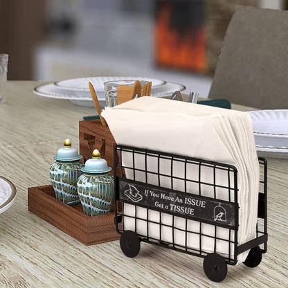 Bogenlite 1 Compartments Cast Iron Napkin Holder