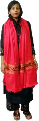 BE SWADESHI Cashmere, Pashmina, Wool Self Design Women, Men Shawl