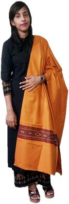 BE SWADESHI Wool Self Design Women Shawl