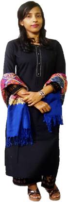 PASHTUSHS Cashmere, Pashmina, Wool Embroidered Women Shawl