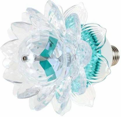 TECHGEAR ® 3W LED Lotus Stage Light 360 Degree LED Magic Light Auto Rotating RGB Bulb DJ Party Light For Party Effect Lamp Single Disco Ball Night Lamp ( Single Disco Ball