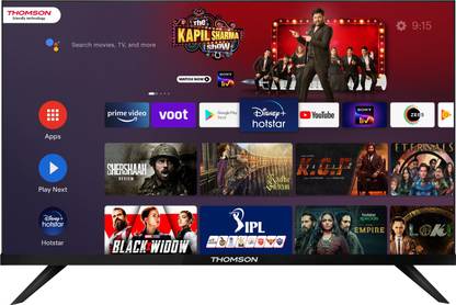[For SBI Credit Card EMI] Thomson 9R PRO 108 cm (43 inch) Ultra HD (4K) LED Smart Android TV  (43PATH4545BL)