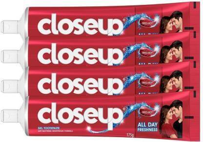 Closeup Deep Action Red Hot Toothpaste Toothpaste