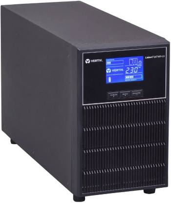 Vertiv Liebert GXT MT+ CX 2 kVA Std. Backup UPS System 536600023013 220 V Online/double-conversion Tower Model UPS with Overload Protection with Digital Display 4 Outlet Plugs