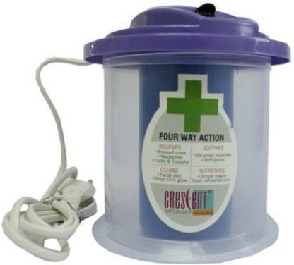 Manav Delight Four way action Ant Face Steamer Vaporizer, Steam Inhaler, Steamer, Facial spa for Cold and Cough Vaporizer Vaporizer (Blue, White) Vaporizer