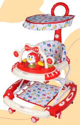 AMARDEEP Musical 3-in-1 Walker With Parent Rod