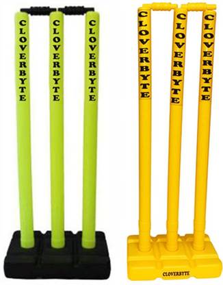 CLOVERBYTE Cricket Stumps 2 Set , Cricket Wicket , Plastic wickets, Cricket Plastic Stumps