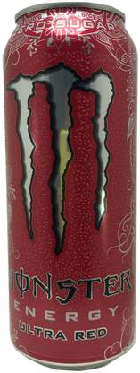 monster energy Ultra Red 500ml each (pack of 6 cans) Tin
