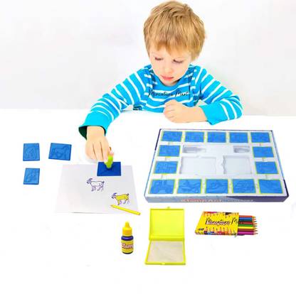 Miniature Mart Stamp The Picture & Color It | Stamping, Coloring & Learn (Create Your Own Highway)