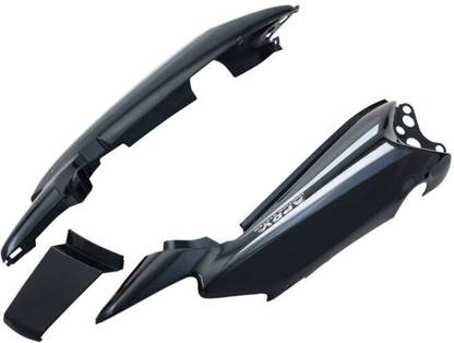 ULTRA TAIL PANEL SPLENDOR NXG NEW MODLE (BLACK/SILVER) Bike Crash Guard