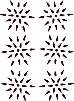 Vama Fashions Small Tilak Shape Bindis For ladies Stylish Bindi For Women Forehead Maroon Bindis