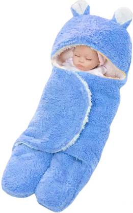 BRANDONN Sky Blue Small Bath Robe