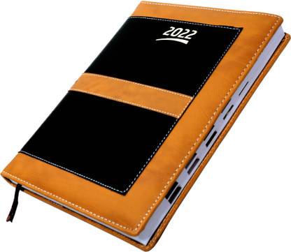 Excel 2022 Executive Style Superior Quality Regular Soft Touch A4 Diary Ruled Diary 365 Pages 2022 Diary Ruled (Pack Of 1) 365 Pages (Brown,Black) A4 Diary Ruled 365 Pages