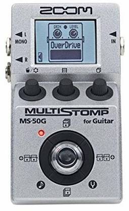 ZOOM MS-50G MultiStomp Guitar Pedal Belt Driven Drum Pedal