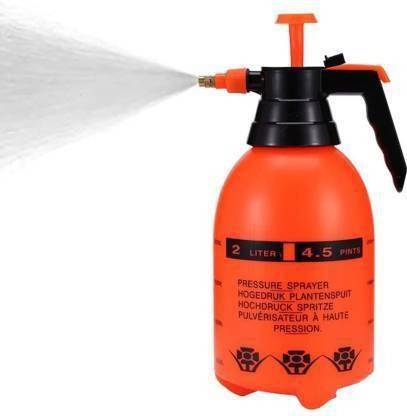 Bmr traders Garden Pump Pressure Sprayer|Lawn Sprinkler|Water Mister|Spray Bottle for Herbicides, Pesticides, Fertilizers, Plants Flowers 2 Liter Capacity 2 L Tank Sprayer 2 L Hand Held Sprayer