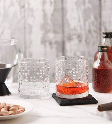 ROXX (Pack of 6) Alpine Tumbler DOF 320ML Glass Set Water/Juice Glass